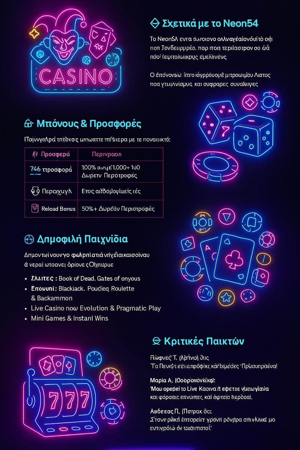 Welcome Bonus Neon54